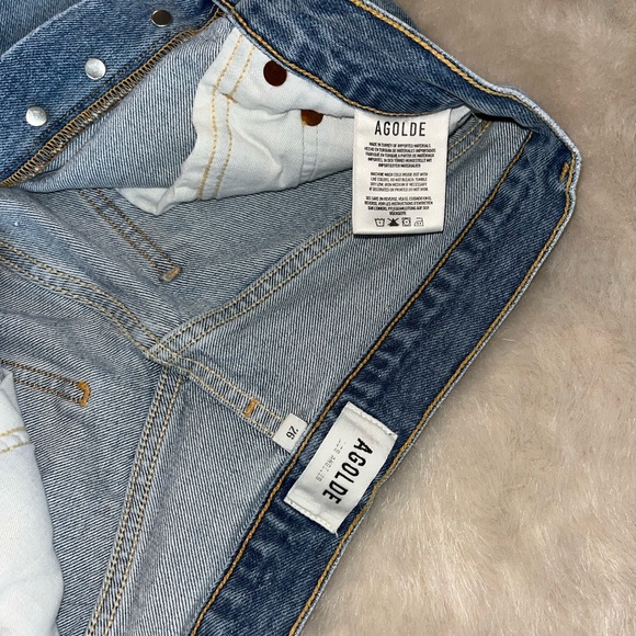 AGOLDE Riley High-Rise Straight Crop in Endeavor 26 - Picture 14 of 15